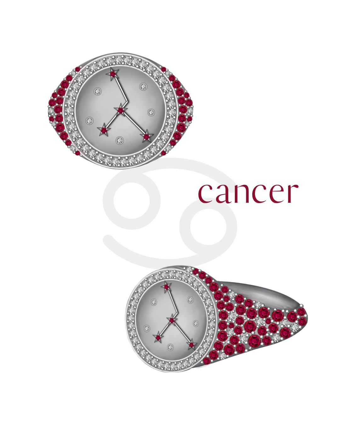 Cancer Rashi Ring Cancer Zodiac Ring – My Store
