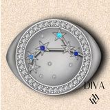 Diva's Zodiac Ring: Sagittarius