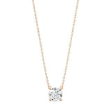 Classic Round Diamond Necklace