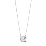 Classic Round Diamond Necklace