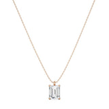 Classic Emerald Cut Necklace