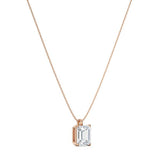 Classic Emerald Cut Necklace