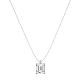 Classic Emerald Cut Necklace