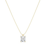 Classic Emerald Cut Necklace