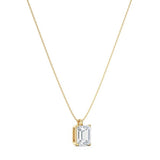 Classic Emerald Cut Necklace