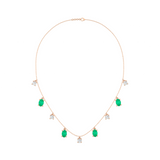 Emerald drop Necklace