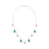 Emerald drop Necklace