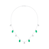 Emerald drop Necklace