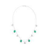 Emerald drop Necklace