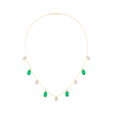 Emerald drop Necklace