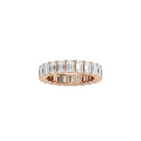 Emerald Cut Eternity Band