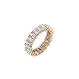 Emerald Cut Eternity Band