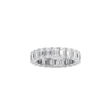 Emerald Cut Eternity Band