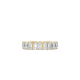 Emerald Cut Eternity Band