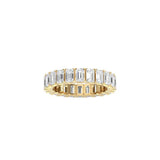 Emerald Cut Eternity Band