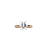 4 Prong Emerald Cut Classic Ring RG