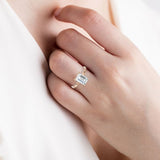 4 Prong Emerald Cut Classic Ring RG