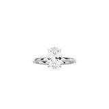 4 Prong Oval Cut Classic Ring WG