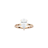 4 Prong Pear Shape Classic Ring RG