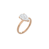 4 Prong Pear Shape Classic Ring RG