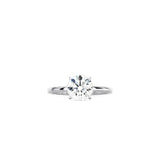 4 Prong Round Classic Ring WG