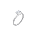 4 Prong Round Classic Ring WG