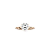 6 Prong Cushion Cut Classic Ring RG