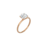 6 Prong Cushion Cut Classic Ring RG