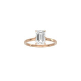 6 Prong Emerald Cut Classic Ring RG