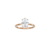 6 Prong Oval Cut Classic Ring RG