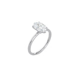 6 Prong Oval Cut Classic Ring WG