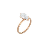 6 Prong Pear Shape Classic Ring RG