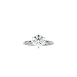 6 Prong Round Classic Ring WG