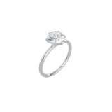 6 Prong Round Classic Ring WG