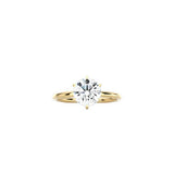 6 Prong Round Classic Ring YG