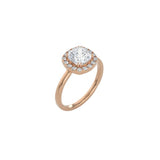 Cushion Cut Halo Engagement Ring RG