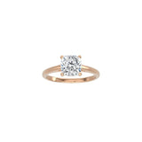 Cushion Cut Cathedral Setting Ring RG