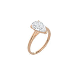 Pear Shape Cathedral Setting Ring RG