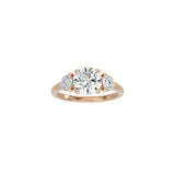 Small Round 3 Stone Ring RG