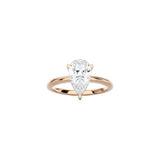 Pear Shape Contemporary Four Prong Setting RG