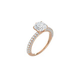 Cushion Cut Triple Row Pavé Band RG