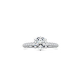 Cushion Cut Triple Row Pavé Band WG