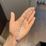 Mixed Shaped Enamel Bracelet - Blossom