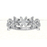 Baguette Floral Ring