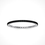 Black diamond eternity band