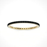 Black diamond eternity band